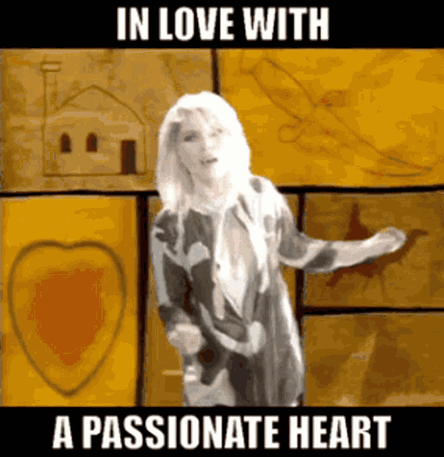 Deborah Harry In Love With Love GIF - Deborah Harry In Love With Love Passionate Heart GIFs