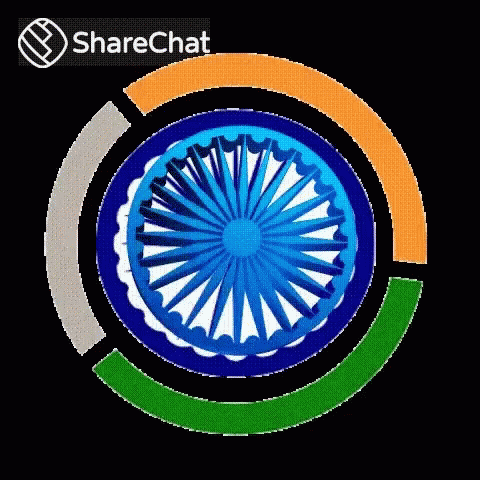 Indian Flag Transforming GIF - Indian Flag Transforming Indian Logo GIFs