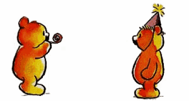 a cartoon of two teddy bears pulling a rope with the word t on the bottom