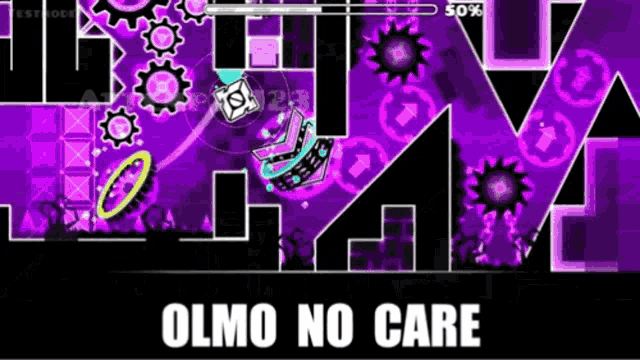 a screenshot of a game that says olmo no care on the bottom