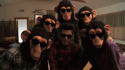 Bruno Mars Monkeys GIF - Bruno Mars Monkeys Dance GIFs