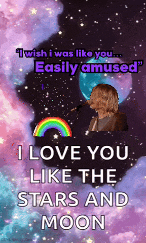 a poster that says " i wish i was like you easily amused "