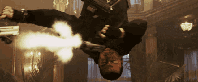 Punisher Chandelier GIF - Punisher Chandelier Fuck All Of You GIFs