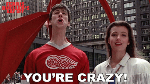 Youre Crazy Cameron Frye GIF - Youre Crazy Cameron Frye Ferris Buellers Day Off GIFs