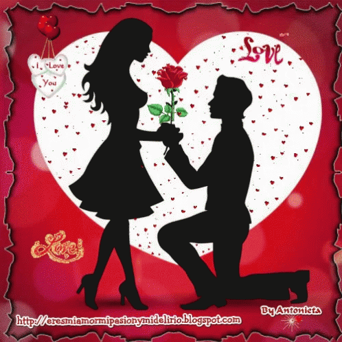 Couple Rose GIF - Couple Rose Heart GIFs