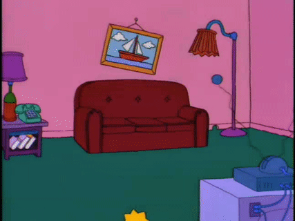 The Simpsons Couch Gag GIF - The Simpsons Couch Gag Scuba Diving GIFs