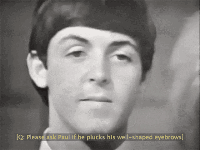 Paul Mccartney Um No GIF - Paul Mccartney Um No Aw Come On GIFs