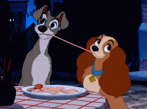 Lady And The Tramp Dogs GIF - Lady And The Tramp Dogs Spaghetti GIFs