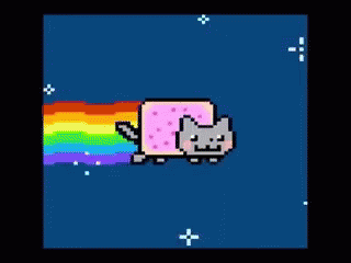 Nyan Cat Flying GIF - Nyan Cat Flying Cute GIFs