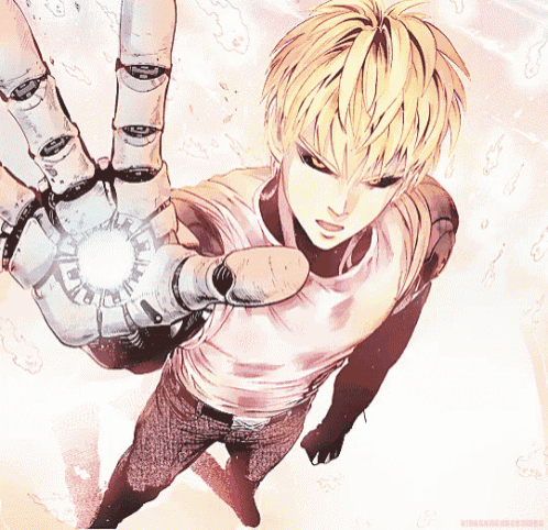 One Punch Man Genos GIF - One Punch Man Genos Charging Up GIFs