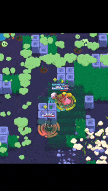 a screenshot of a video game with a few players playing