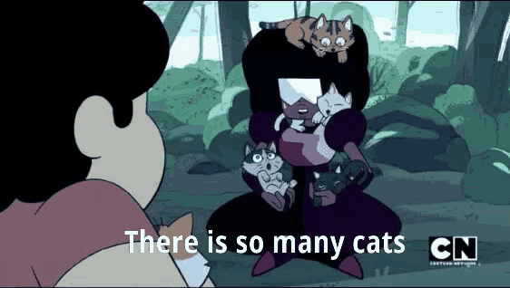 So Many Cats So Many Possibilities Steven Universe GIF - So Many Cats So Many Possibilities Steven Universe Many Cats GIFs