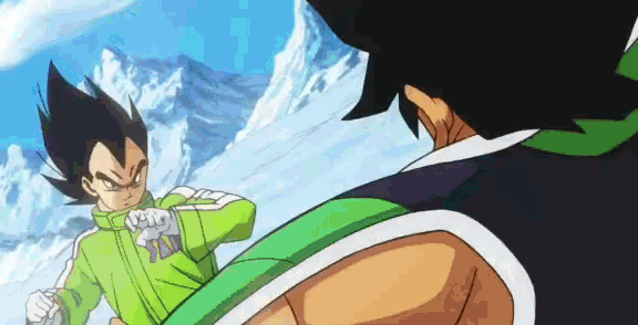 Vegeta Vs Broly Dragon Ball Super GIF - Vegeta Vs Broly Dragon Ball Super Anime GIFs