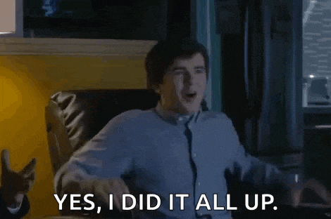 Freddie Highmore Excited GIF
