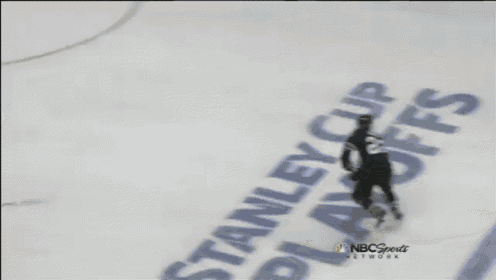 a hockey game is being broadcast by nbc sports network