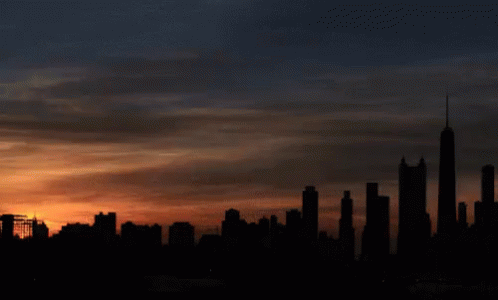Chicago GIF - Sunrise Sunset Skyscraper GIFs