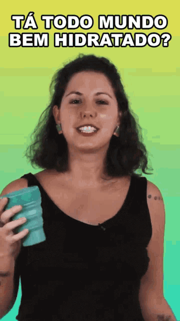 Ta Todo Mundo Bem Hidratado Nina Marcucci GIF
