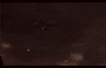 a computer generated image of a person being struck by a fireball