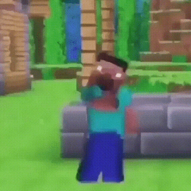 Steve Butt GIF - Steve Butt Minecraft GIFs