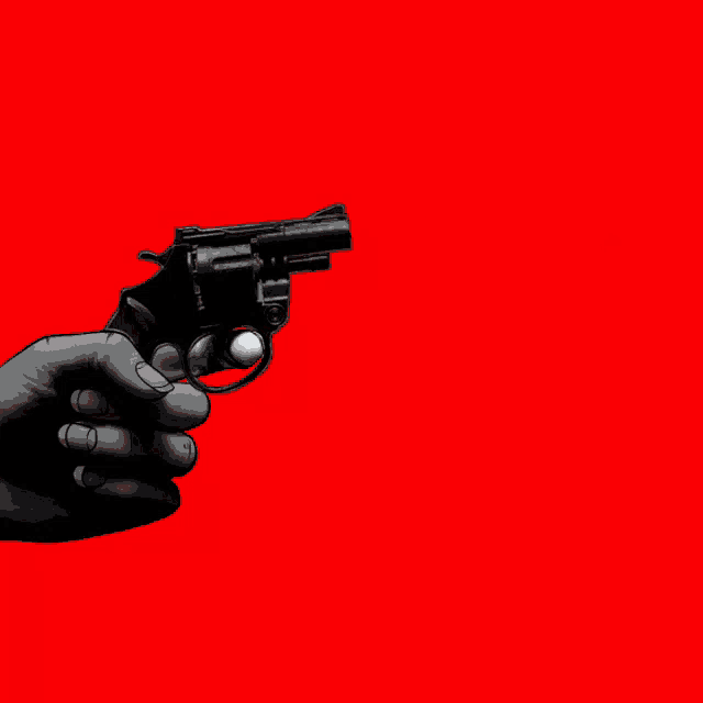 a hand holding a gun with a flag that says war will never bring peace