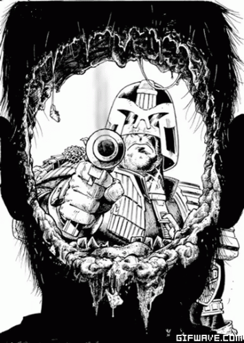 Judge Dredd GIF - Judgedredd Comicbooks Comicbookgifs GIFs