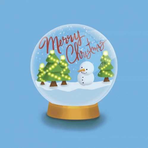 Merry Christmas Snow GIF - Merry Christmas Snow Snowglobe GIFs