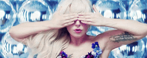 Gaga Lady Gaga GIF - Gaga Lady Gaga Peekaboo GIFs