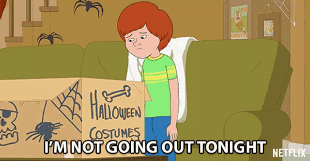 Im Not Going Out Tonight Staying In GIF