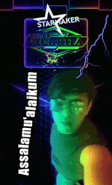 a poster with a star maker logo on it