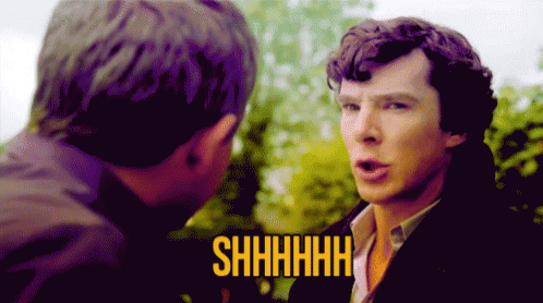Shh Benedict Cumberbatch GIF - Shh Benedict Cumberbatch Sherlock GIFs