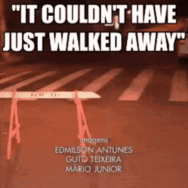 It Couldnt Have Just Walked Away Meme GIF - It Couldnt Have Just Walked Away Walked Away Meme GIFs