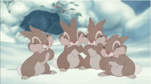 Bambi Rabbits GIF - Bambi Rabbits Thumpers Sisters GIFs