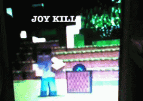 a screenshot of a video game that says joy kill on the bottom