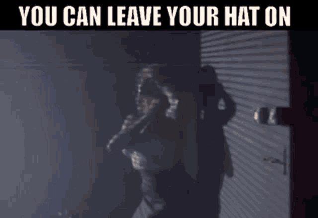 You Can Leave Your Hat On Joe Cocker GIF