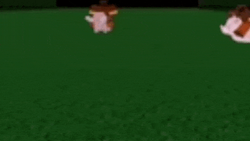 a pig is sitting on top of a wooden block in a video game .