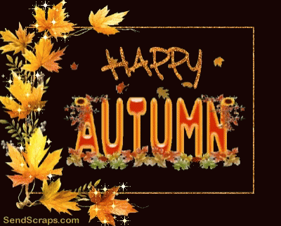 Happy Fall First Day Of Fall GIF - Happy Fall First Day Of Fall Leaves Falling GIFs
