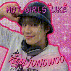 a picture of a boy wearing a bucket hat with the words hot girls like on it
