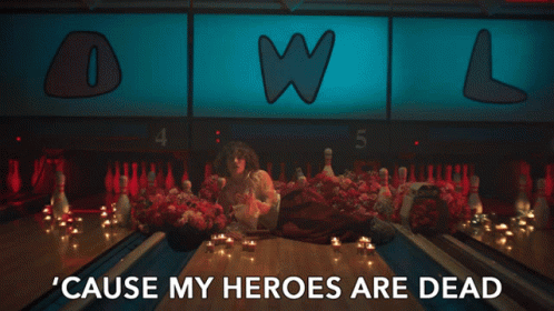 Cause My Heroes Are Dead Just Me GIF - Cause My Heroes Are Dead Just Me Survivor GIFs