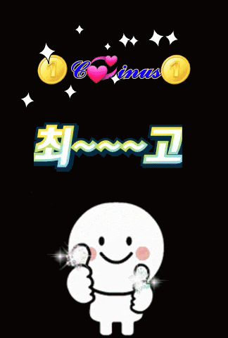 a cartoon character is giving a thumbs up in front of a sign that says coins