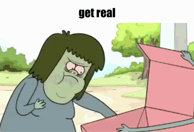 Muscle Man Get Real Regular Show Get Real GIF - Muscle Man Get Real Regular Show Get Real Get Real GIFs