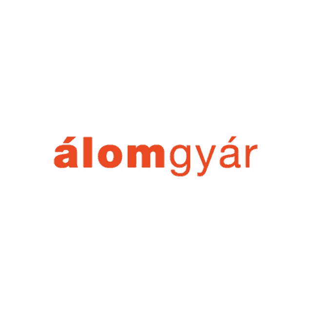 a white background with the word alomgyar in red letters