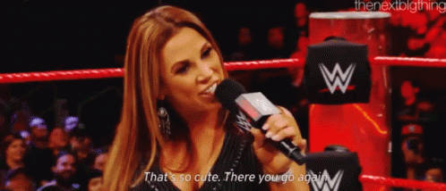 Mickie James Thats So Cute GIF - Mickie James Thats So Cute Say It To My Face GIFs