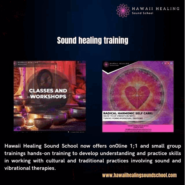 hawaii healing sound school offers courses for exploring sound personal self-care kid 's brain development and special needs