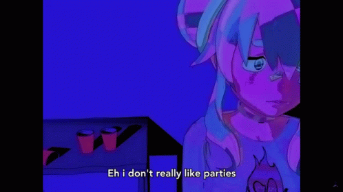 Yameii I Dont Like Parties GIF - Yameii I Dont Like Parties Introvert GIFs
