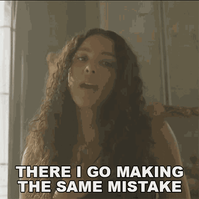 There I Go Making The Same Mistake Arlissa GIF - There I Go Making The Same Mistake Arlissa Rules Song GIFs
