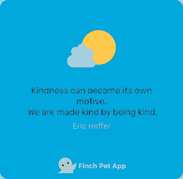 a blue background with a quote from eric hoffer on it
