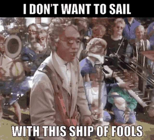 Ship Of Fools World Party GIF - Ship Of Fools World Party I Dont Want To Sail GIFs