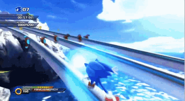 Sonic Unleashed Sonic GIF - Sonic Unleashed Sonic Boost GIFs