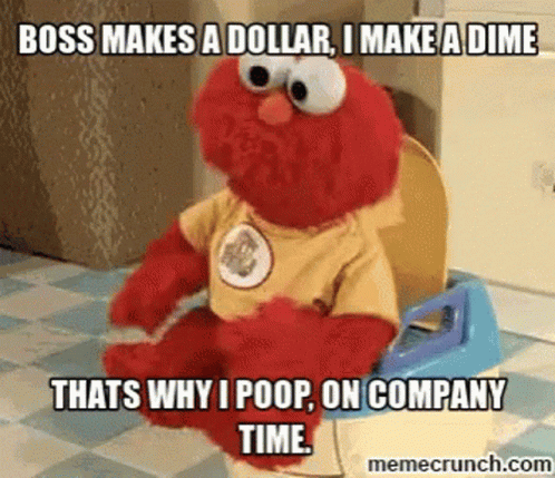 Elmo Boss GIF - Elmo Boss Poop GIFs