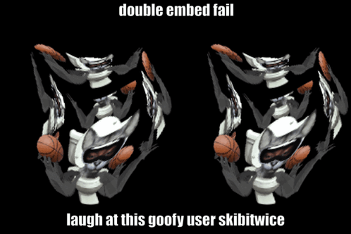 Double Embed Fail Skibidi GIF - Double Embed Fail Skibidi Skibicat GIFs